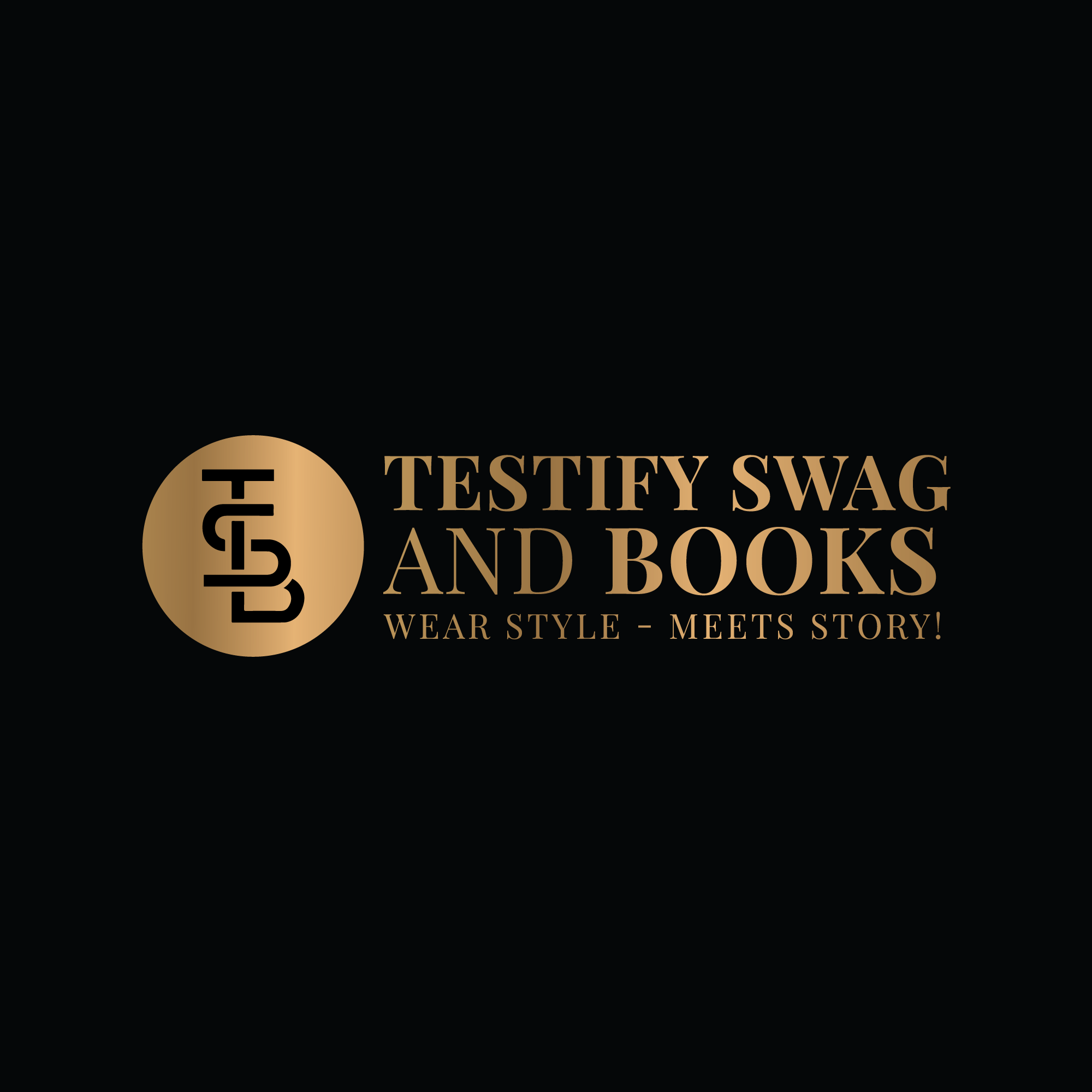 Testify Swag and Books logo – faith-based Christian merch brand